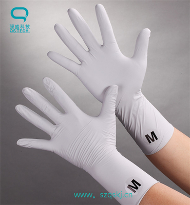 Disposable Clean Room Nitrile Gloves Class 100  9'' / 12'' S / M / L 4.5g - 7.5g