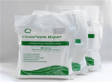 6" X 6" Superfine Fiber Class 100 Polyester Wipe For Cleanroom