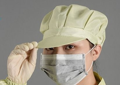 Hard Brim High Elastic Rubber 0.5 Strip Esd Cap