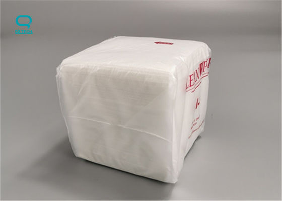 Cotton Cellulose Cleanroom Wipe Biodegradable 25x25cm High Absorbency